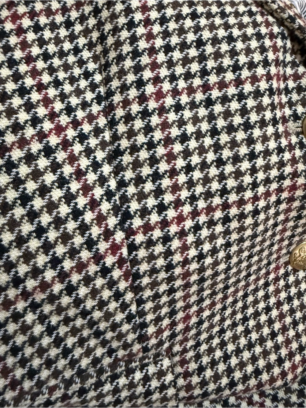 J.Crew Factory Wool-blend schoolboy blazer in houndstooth - Picture 11 of 14